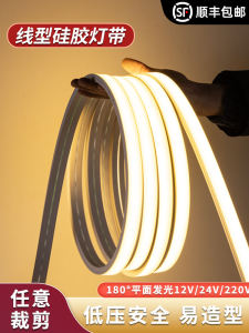 สายไฟ LED ยางซิลิโคนแบบยืดหยุ่นสำหรับติดตั้งในร่มและกลางแจ้ง ความสว่างคงที่ 24V คุณภาพสูง ทนทานต่อการเปลี่ยนแปลงของอากาศ