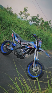 DECAL CUSTOM YAMAHA WR NEW DESIGN SIMPLE PREMIUM TRAIL/SUPERMOTO FULL BODY