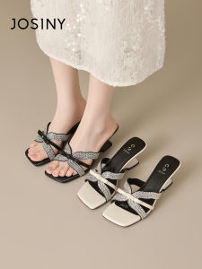 Josiny | Buckle Sandals Mid Heel