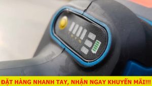 Máy mài góc dùng pin phụ kiện đầy đủ chế độ chống sốc lưỡi bảo hành 6 tháng