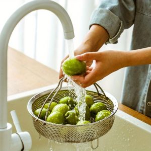 Universal Stainless Steel Steamer Basket | 304 Food-Grade Insert for Rice Cooker/Instant Pot | Dishwasher-Safe Multifunction Col