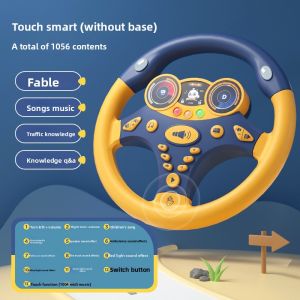 JIFANPAUL | Sound & Light Music Steering Wheel Toy for Baby Car Simulator 3 Years