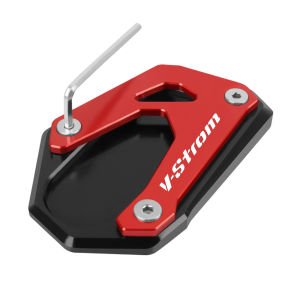 Chân Chống Xe Máy Suzuki Vstrom 800DE 1050 XT Miếng Đệm Mở Rộng Chân Chống Bên 22-23 Inch Tấm Đỡ Mở Rộng CNC Hợp Kim Nhôm Màu Xanh Titan Đen Đỏ