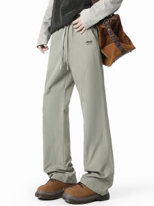 Jeep Mens Casual Loose Trousers Outdoor Hiking Sports Pants Straight Leg Autumn Winter New Style Fashion Brand Polyester Fiber