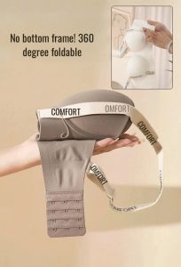 Womens small breasts gathered bra straps