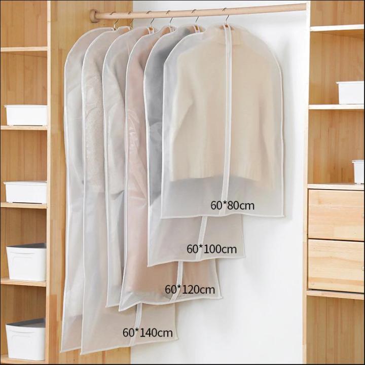Clothes Dust Cover Transparent Dust Bag Hanging Cloth Pocket - Main Image