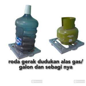roda gerak tatakan gas/galon dan lain lain/dorongan gas galon
