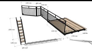 Loft bed customize /onsite measurement service/3D desin picture