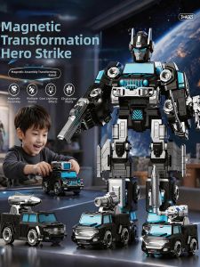 Letop Baby | Magnetic Assembling Deformation Robot Car Toy