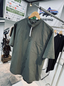 Áo Sơ Mi Nam Mùa Hè Rộng Rãi Fit Cotton Vải Bông Vải Lanh Áo Sơ Mi Ngắn Tay Cổ Đứngne3> Mặc Ngoài Trời Thoáng Khí Thấm Hút Ẩm