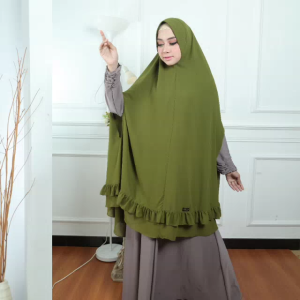 Hijab Instan Syari Jumbo Rempel Kode ALELI Pet Antem Bahan Ceruti Babydoll By Ory AjeZas Collection