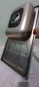 Sink Wastafel Bak Cuci Piring Stainless 76 cm Komplit + Kran Cuci Piring