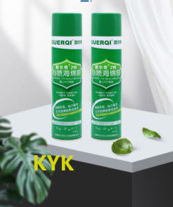 KYK YUGU Spray Foam Adhesive Sound Absorber glue wallpaper Marble Sheet Sticker