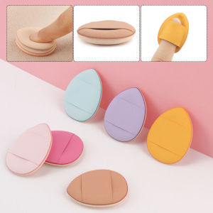 10pcs Finger Air Cushion Sponge Powder Puff Set Mini Makeup Powder Puff Liquid Foundation Concealer Makeup Puff Cosmetic Sponges
