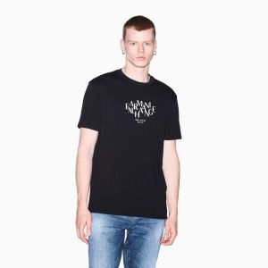 Armani Exchange | Cotton Fitted Short Sleeve Crew Neck Printed T-Shirt