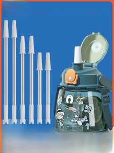 Good Fell Large Belly Water Cup Straw Accessories Insulated Sports Water Bottle Universal Outdoor Travel Food Grade Plastic Straw