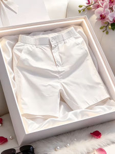 White Summer New Loose Thin Casual Work Shorts