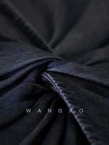 WANGXO | Áo Denim Vintage Không Tay Dáng Rộng Nhẹ Và Mượt