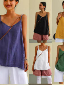 Loose V-neck Halter Top Pure Color Strapless Tube Crop Top Womens Street Style Polyester Summer Fashion Casual Wear