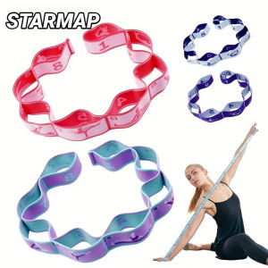 Adult Latin Training Elastic Resistance Band Yoga Auxiliary Stretching Belt Bands Beginner Pilates Dance Loop Fitness Tension