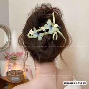 NING ZHOU | Cute Bow-shaped Barrette for Updos