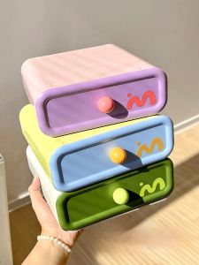 Drawer Type Cosmetic Storage Box for Women Makeup Desk Sample Mask Organizer Multi Layered Storage Rack Beauty Product Holder