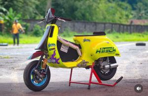 Pedok pedock Standar vespa balap cagak racing vespa clasik super sprint px