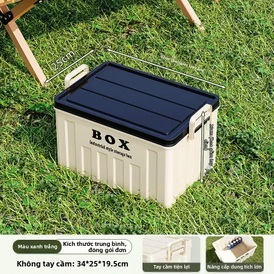 MEIZHUFU | Hộp Đựng Dã Ngoại Cỡ Lớn Đa Năng Đựng Đồ Trên Ô Tô