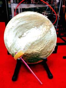ผางฮาดทองเหลือง ฆ้องเปาบุ้นจิ้น 60cm +เเถมฟรีไม้ตี