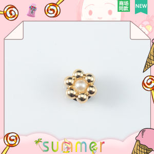 Phụ Kiện Giày Crocs Mới Chất Liệu Ngọc Trai Thắt Lưng Bướm Phụ Kiện Giày Lỗ Thắt Lưng Bướm Cho Giày Crocs