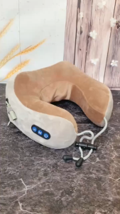 READY WTOTECH Bantal Pijat Leher bentuk U Pegal pemanas tulang belakang Elektrik 3 Mode UMP-021