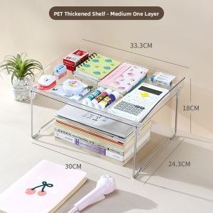 SHANGPINSHANGGE | Desk Organizer Shelf for Office Books and Stationery