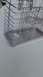 Ống Đũa Inox Dạng Lưới 1–2–3 Ngăn Treo Tường Có Lỗ Thoát Nước Tiện Dụng Cho Nhà Bếp