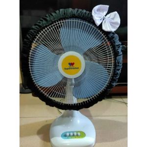 Fan Lace Dust Cover Home Decoration Plain Color