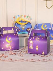 Candy Gift Box Blue Flower Birthday Party Decorations Wedding Supplies Baby Shower Chocolate Cookie Gift Box Bag