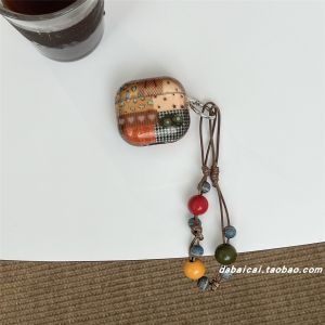 Cute Korean Style Protective Case for  Airpods 1/2/3/4 pro 2 Wireless Bluetooth Earphone Cover Anti-Fall Soft Shell Laser Engraving