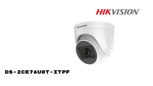 Hikvision 4K 8MP 8 Megapixel HD 30m IR Indoor Turret Dome Analog CCTV Security Camera Plastic White DS-2CE76U0T-ITPF