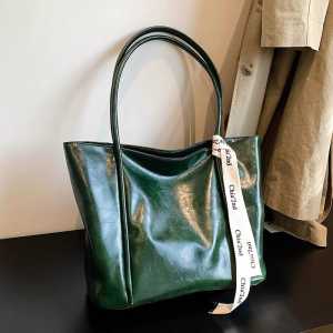 (COD) [tidak ada Syal] Tas Tote Bag Wanita Import GTF7126