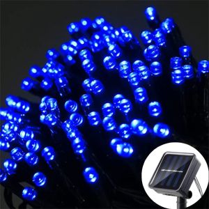 Outdoor LED Solar Light String Flashing Light Halloween and Christmas Decoration Courtyard Garden Atmosphere Decoration Light