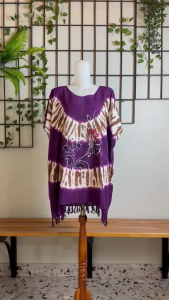 MUAT 80-100KG!!! BAJU BALI ATASAN BLUS LUKIS JUMBO BIGSIZE LD 140 FIT TO XXXXL RONCE/W REAL PICT