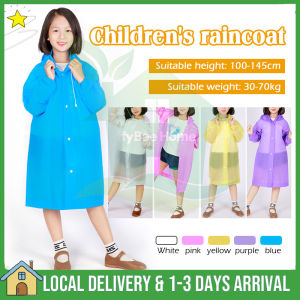 【🇲🇾Stock 】Kids Rain Coat Outdoor Waterproof Rainwear Children Reusable Thick EVA Windbreak Raincoat Poncho Boys Girls Hiking Camping Rain Jacket/baju hujan/儿童/成人加厚防水雨衣