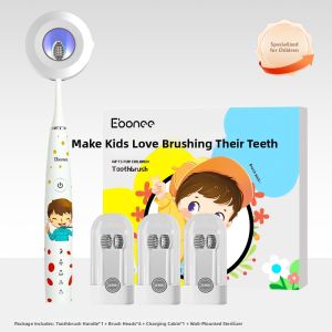 Ebonee | Smart Reminder Fluoride Soft Bristle Sterilizing Cavity Prevention Electric Toothbrush