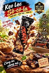 Kẹo Socola Nga Yarche & Sprint Thanh Đậu Phộng Phủ Caramel Bọc Socola 50g Nhập Khẩu Nga Chính Hãng