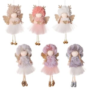 Christmas Plush Angel Girl Doll Christmas Tree Decoration Christmas Party Decoration Home New Year 2023 Childrens Gift