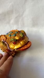 Patung Kodok Pixiu Emas Gajah Beruntungan Kura-Kura Naga Feng Shui Pajangan Dekorasi Penarik Rejeki