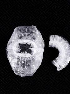 ถุงหูแบบใช้แล้วทิ้งหนา ป้องกันน้ำ สำหรับตัดผม แต่งผม แต่งหน้า ป้องกันน้ำ ถุงหูแบบใช้แล้วทิ้ง สำหรับนวดศีรษะ ถุงหูแบบใช้แล้วทิ้ง