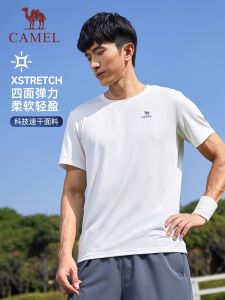 Áo Thun Nam Camel Outdoor Quick Dry Short Sleeve Ice Silk T-Shirt Mỏng Thoáng Khí Cho Mùa Hè Thể Thao Ngoài Trời Leo Núi Du Lịch