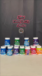 Authentic Vietnam Xylitol Chewing Gum 55.1g Sugar Free 7 Flavors Mint Fruity Fresh Breath