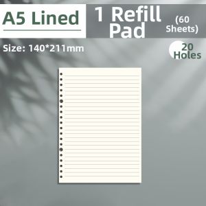 Detachable Ruled Grid Loose-leaf Paper