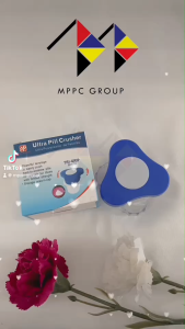 mppc ที่บดยาพกพา ที่บดยาพร้อมที่เก็บยา ที่บดยาพกพา บดยา หั่นยา ที่ตัดย Pill Crusher and Storage